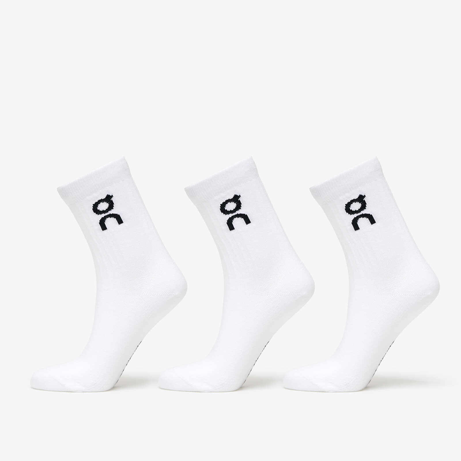 On Logo Sock 3-Pack White