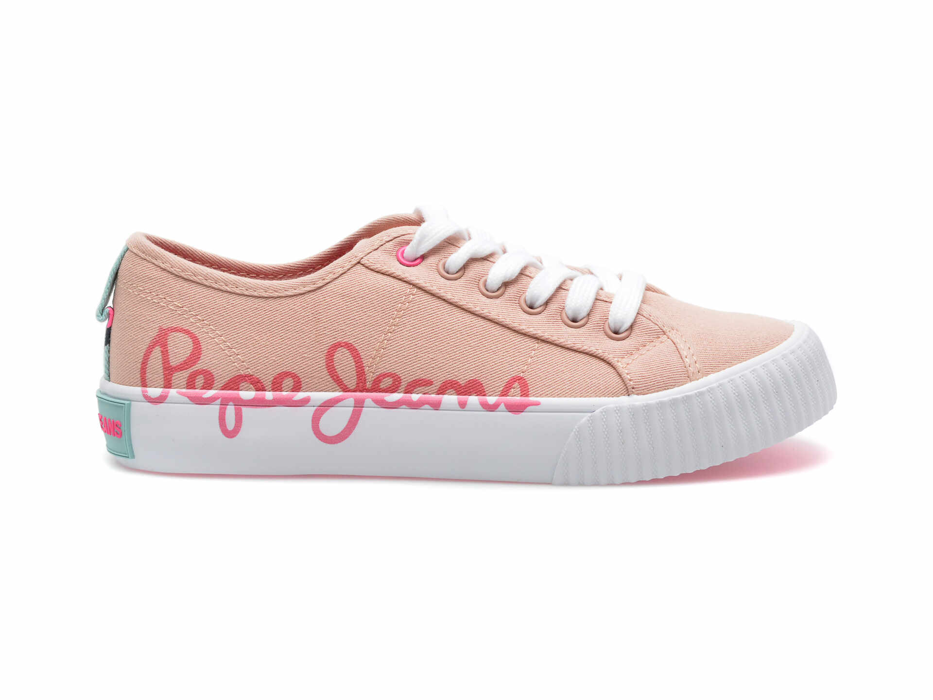 Pantofi sport PEPE JEANS roz, GS30577, din material textil