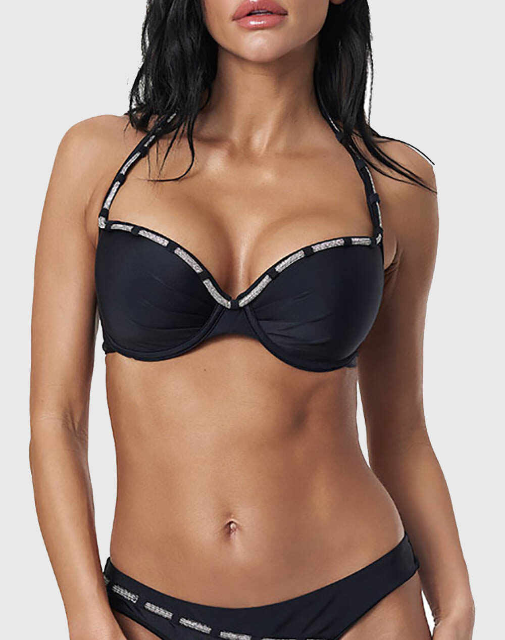 MED ILIA PADDED D'-CUP TOP