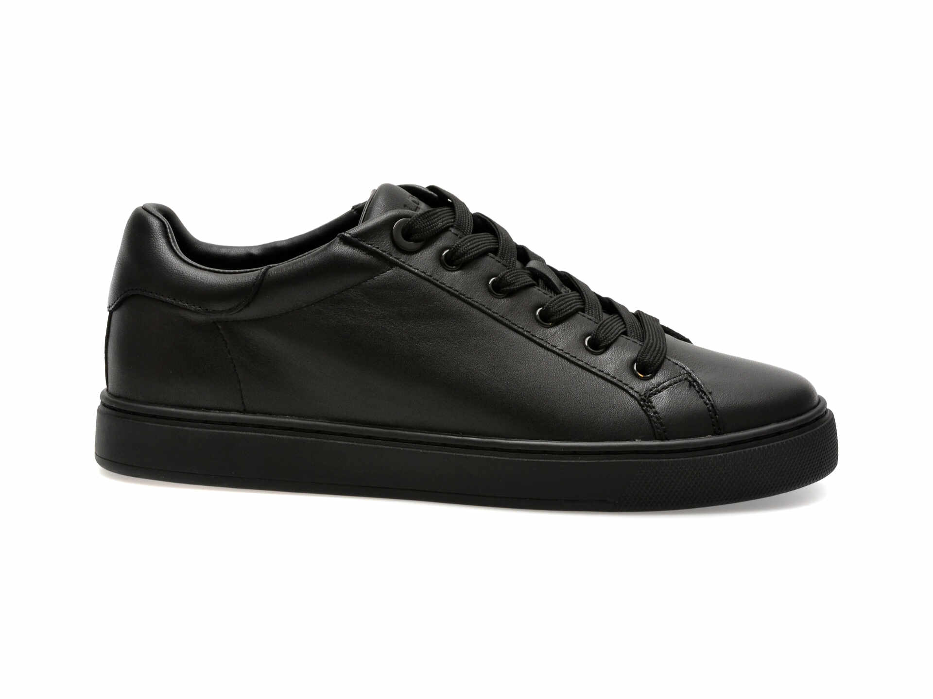Pantofi casual ALDO negri, WOOLLY0081, din piele naturala