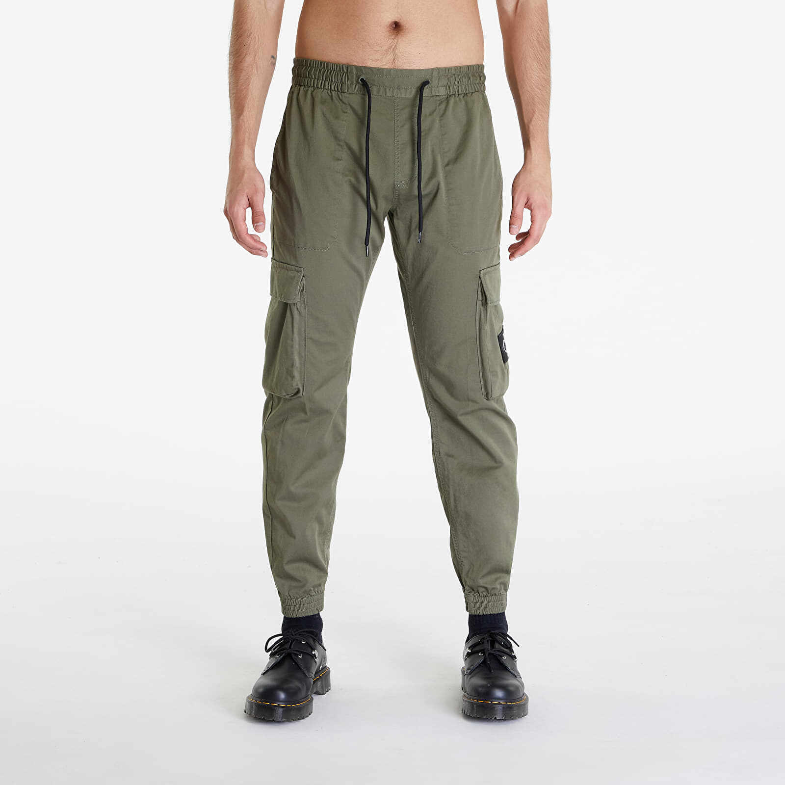 Calvin Klein Jeans Skinny Washed Cargo Pants Green