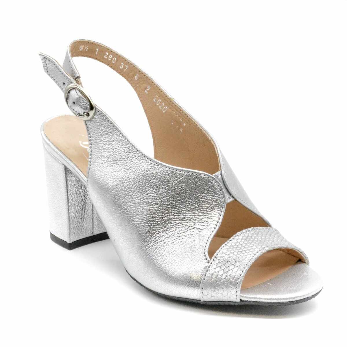 Pantofi eleganti dama, Beatrixx, din piele naturala, albi, cod 1290-Alb