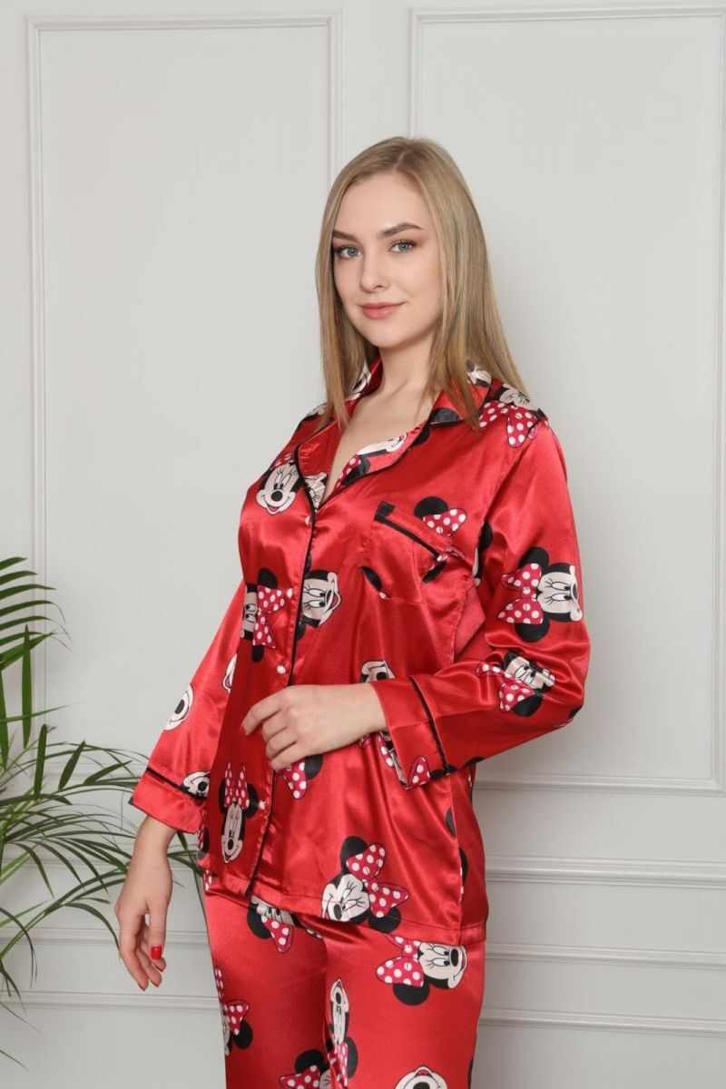 Pijama rosie Minnie pentru dama cod - HP98