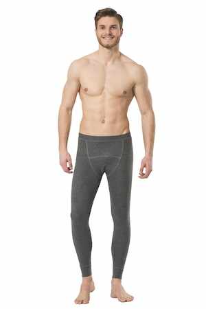 Pantaloni termici gri inchis Sport pentru barbat - cod 41849