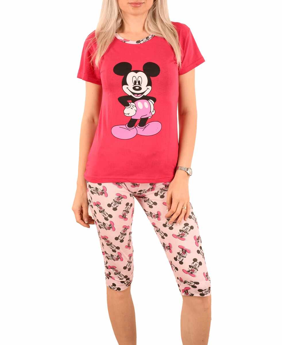 Pijama fuxia Mickey - cod 43530