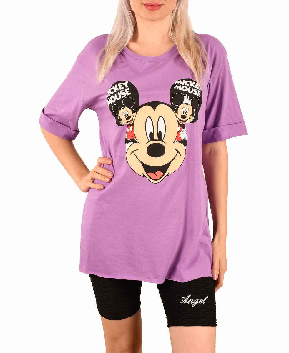Tricou mov Mickey Mouse - cod 43386