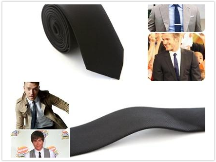 Cravata neagra slim