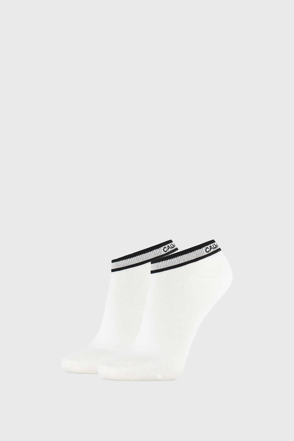 2 PACK șosete damă Calvin Klein Spencer, alb