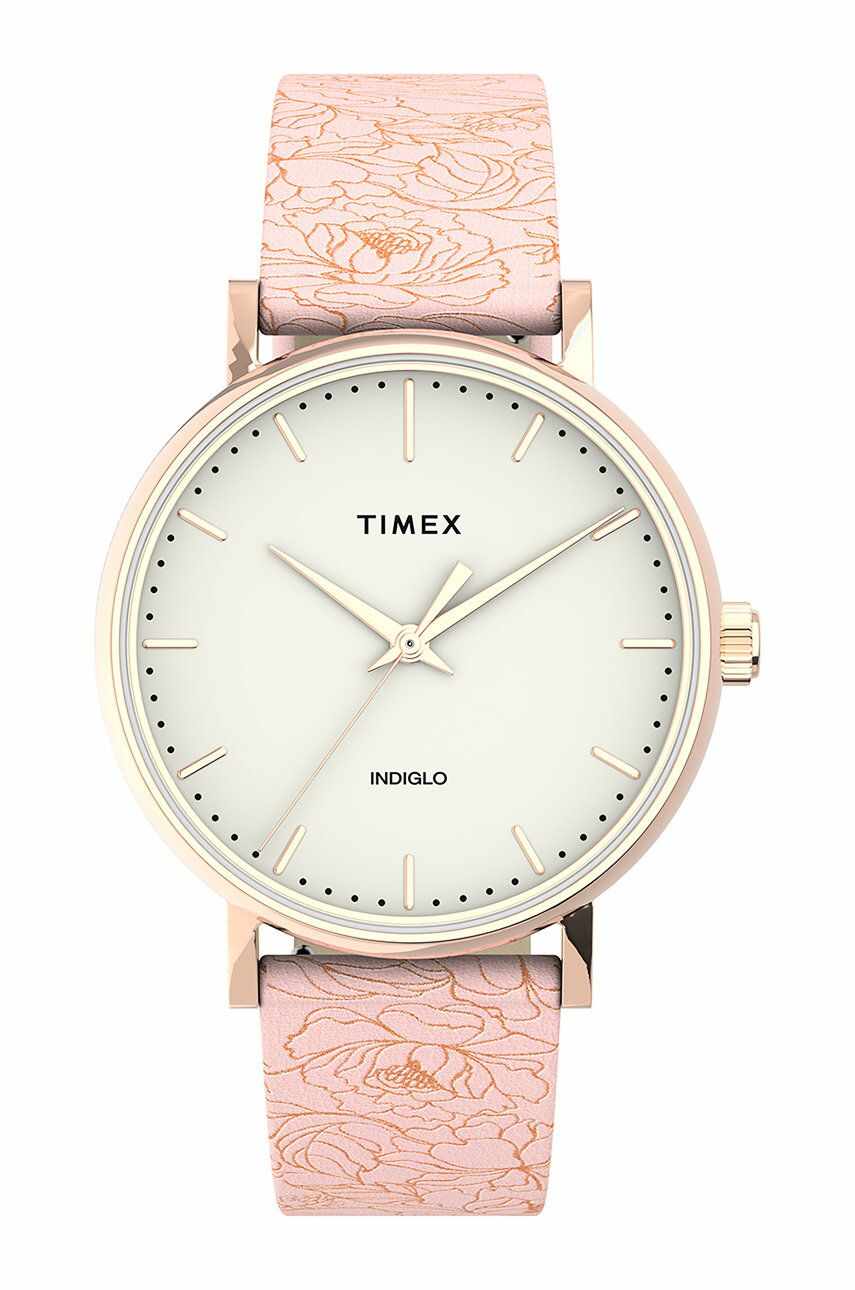 Timex Ceas femei, culoarea roz