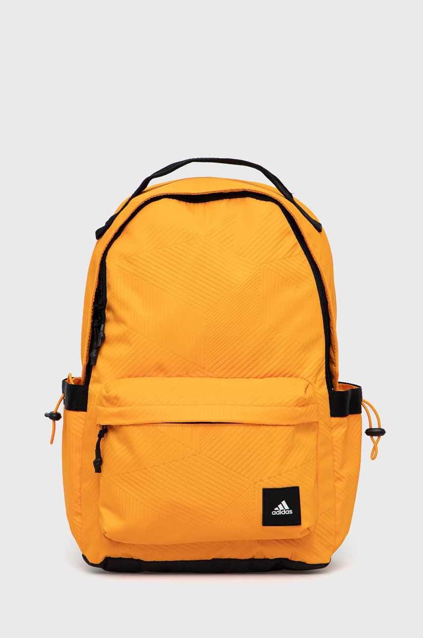 adidas Performance rucsac culoarea portocaliu, mare, cu imprimeu