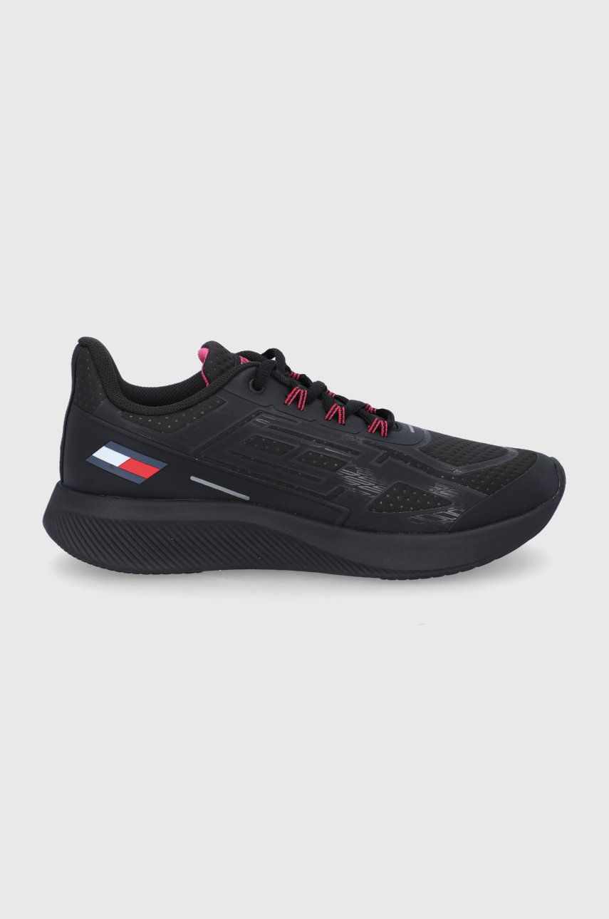 Tommy Sport pantofi culoarea negru