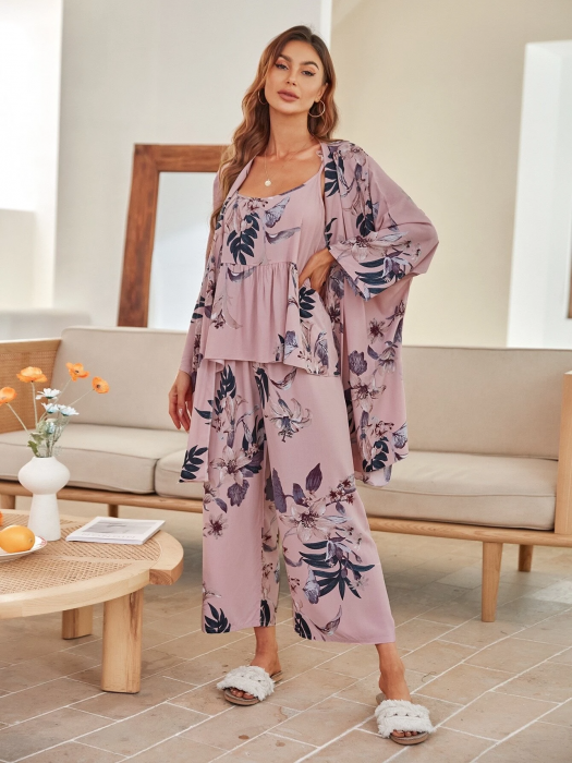 Set pijamale dama Selin Pink ADCP0129 Adictiv