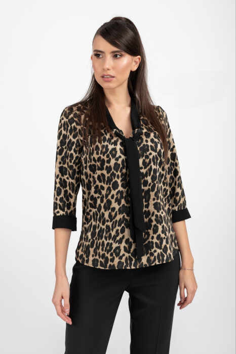 Bluza 4273 leopard La Donna
